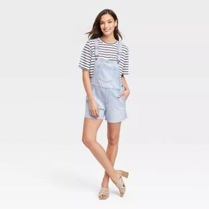 Universal Thread Blue Denim Overalls